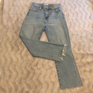 Frayed Denim Jeans